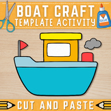 Boat Craft Template | Transportation Craft | Boat Cut & Pa