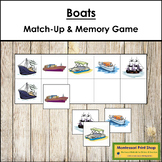 Boats Match-Up and Memory Game (Visual Discrimination & Re