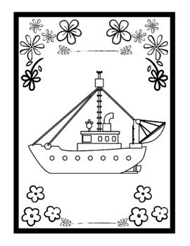 Download Summer Boats Coloring Pages For Kids Boat Coloring Sheets Pdf Printable Pages
