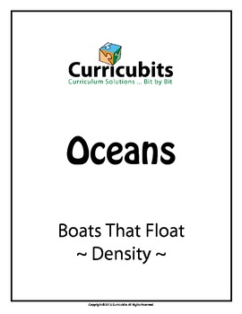 Preview of Boats That Float - Density | Theme: Oceans | Scripted Afterschool Activity