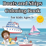 Boats and Ships Coloring Pages for Kids Ages 3+