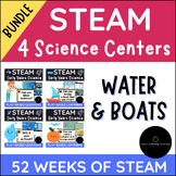 Boats and Water Bundle | 4 Science Centers | STEAM & STEAM