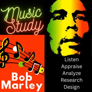 Preview of Bob Marley - Music Study and Printable Worksheets