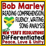 Preview of Bob Marley  - Peace, Love and Unity - Black History Month