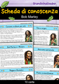 Preview of Bob Marley - Scheda di conoscenza - Personaggi famosi (Italiano)