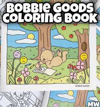 CUTE Bobbie Goods World Coloring Book For Girls Ages 4-8: Discover