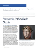 Boccaccio: The Decameron and "The Black Death"