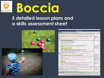 Boccia Lesson Plans