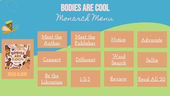 Preview of Bodies Are Cool Choice Board in Google Slides M23