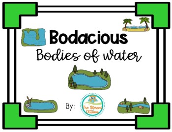 Preview of Bodies of Water Activities