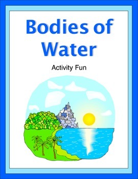 Preview of Bodies of Water Activity Fun
