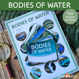 Bodies of Water Book and Poster | Bodies of Water Workshee