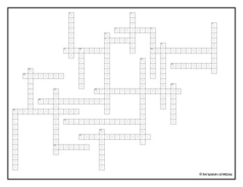 Bodies of Water Crossword Puzzle by The Lyceum of History TpT