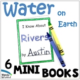 Bodies of Water Mini Books with Word Search 2nd grade Science 
