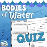 Bodies of Water Next Gen Science Vocabulary Quiz