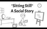 Social Skills Read, Practice, and Color Activity -"Sitting Still"