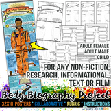 Non-Fiction, Informational, Body Biography Project Bundle,