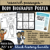 Body Biography Research Poster + Reading Passage Bundle- B