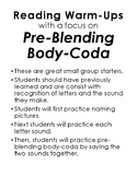 Body-Coda Blending (beginning stages)