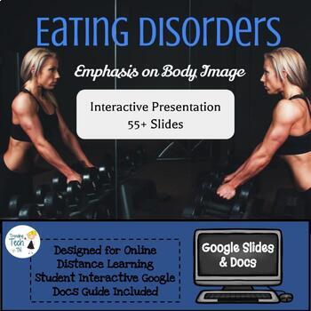 Preview of Body Image & Eating Disorders Interactive Slides - Online Distance Learning