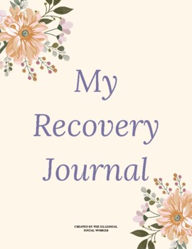 Preview of Body Image and Disordered Eating Recovery Journal (Floral)