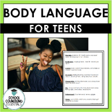 Body Language & Facial Expressions- Social Skills/Life Skills Middle/High School