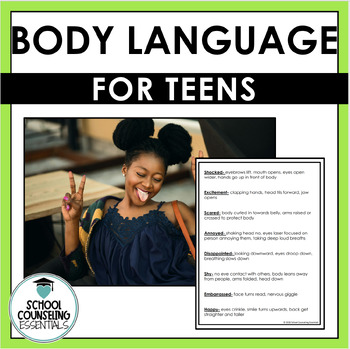 Preview of Body Language & Facial Expressions- Social Skills/Life Skills Middle/High School