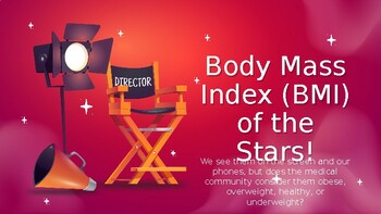 Preview of Body Mass Index (BMI) of the Stars!