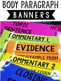 Body Paragraph Banners for Middle School