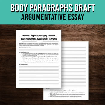 argumentative essay draft