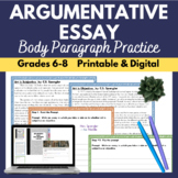 Body Paragraph for Argumentative Essay | Middle School | P