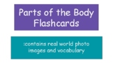 Body Part Flashcards - Real World Images & Vocabulary (Aut