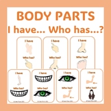 Body Part Game I have... Who has...? (difficult, pictures)
