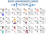 Body Parts Matching Action Flash Cards- All Directions