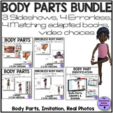 Body Parts Activities BUNDLE Matching, Imitation, Identifi