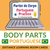 Body Parts BOOM CARDS Portuguese | BODY PARTS Portuguese B