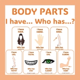 Body Parts Game: I have... Who has? (words)