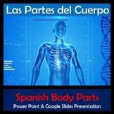 Body Parts - Las partes del cuerpo - Power Point in Spanis