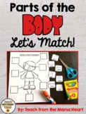 Body Parts Match | Toddler Activity | Preschool Activity {