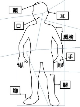 Preview of Body Parts Puzzle in Chinese