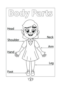 body parts senses coloring book by pdf printables worksheets activities