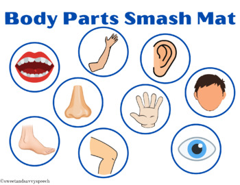 Preview of Body Parts Smash Mat
