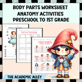 Body Parts Worksheet Packet - Printable Anatomy Activities