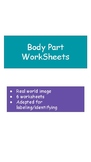 Body Parts Worksheets (Labeling) - Special Education/Autism
