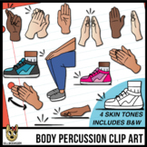 Body Percussion Clip Art - Diverse Skin Tones