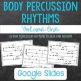 Body Percussion Rhythm Reading Charts and Booklet