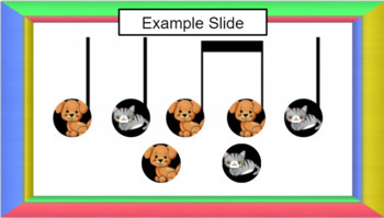 Preview of Body Percussion and Sound Rhythms Drag and Drop Google Slides Activity