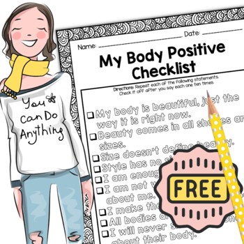 Preview of Body Positivity Checklist to Boost Self Esteem