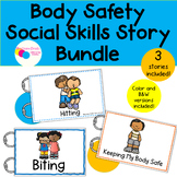 Body Safety Social Skills Story Bundle for Preschool PreK 