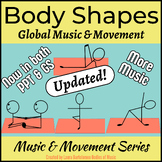 Body Shapes Global Music & Movement Brain Break Class Star